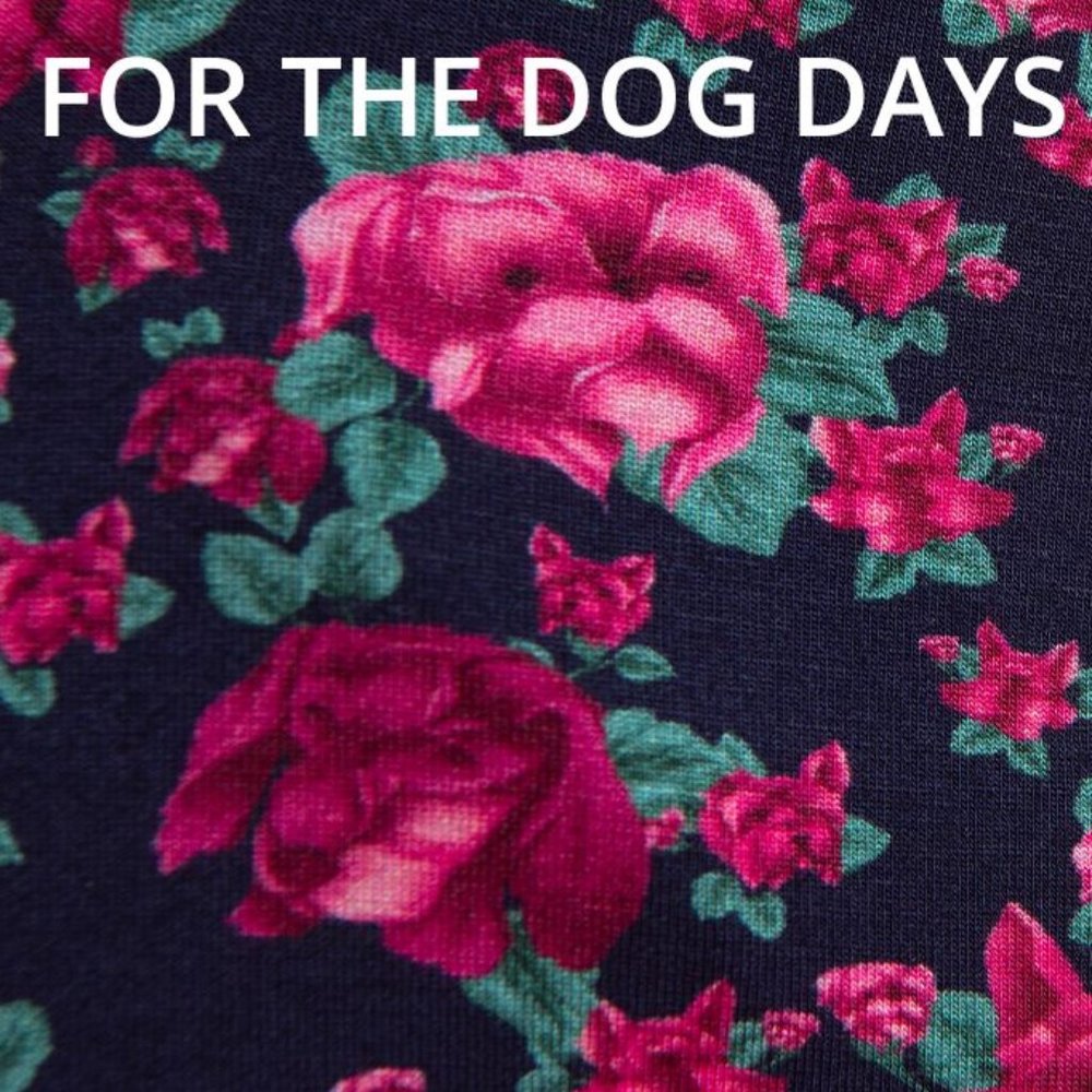 Betabrand Venus Wrap Dress (Floral-doggie) - Picture 7 of 9